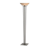 Hubbardton Forge 1999 Dark Smoke Sand Glass (SS) Taper Torchiere