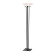 Hubbardton Forge 1999 Black Opal Glass (GG) Taper Torchiere