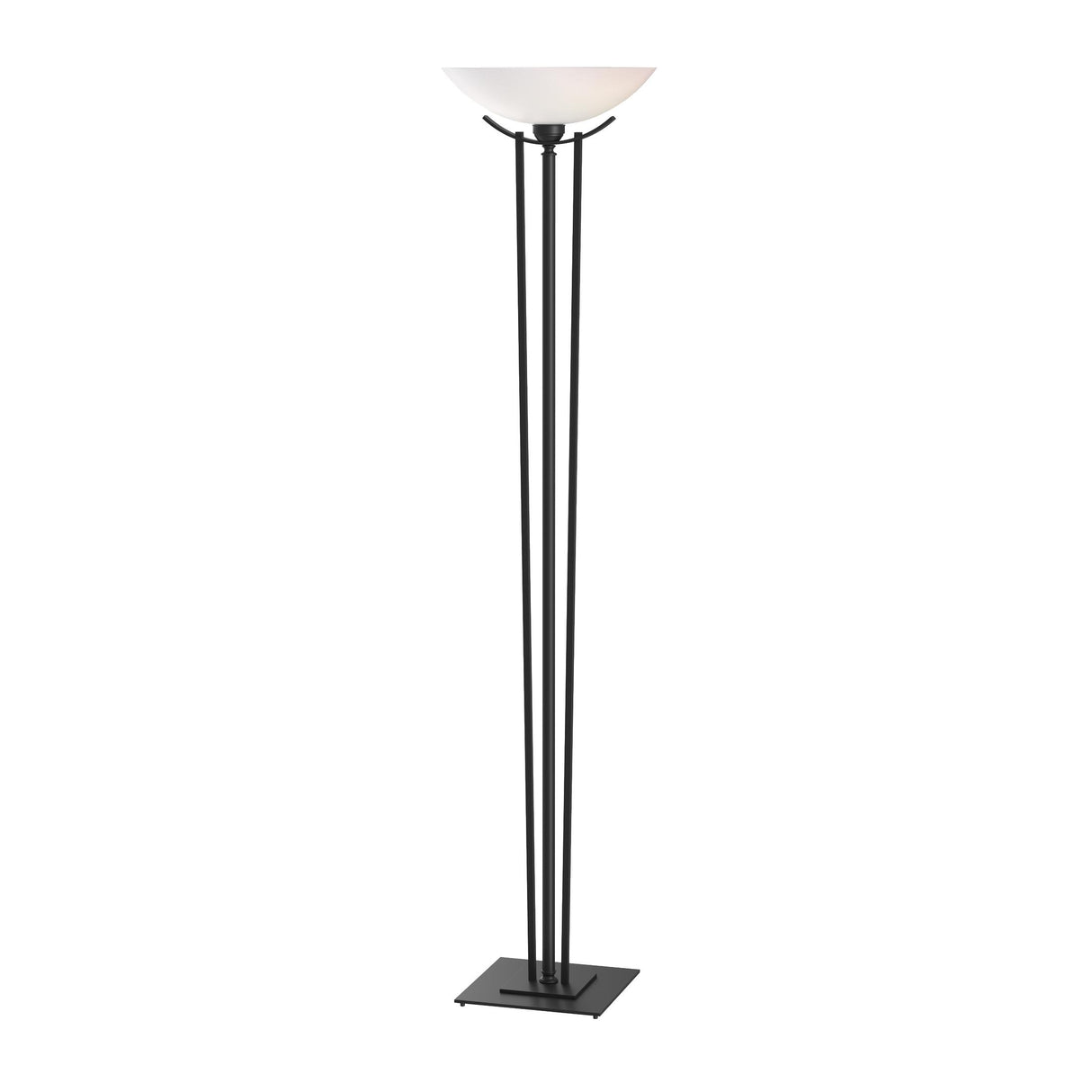 Hubbardton Forge 1999 Black Opal Glass (GG) Taper Torchiere