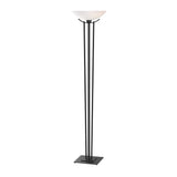 Hubbardton Forge 1999 Black Opal Glass (GG) Taper Torchiere