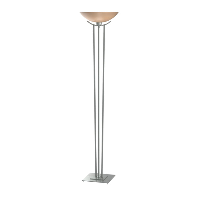 Hubbardton Forge 1999 Vintage Platinum Sand Glass (SS) Taper Torchiere