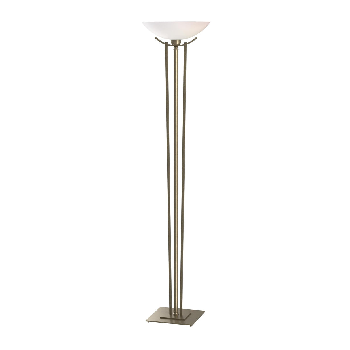 Hubbardton Forge 1999 Soft Gold Opal Glass (GG) Taper Torchiere