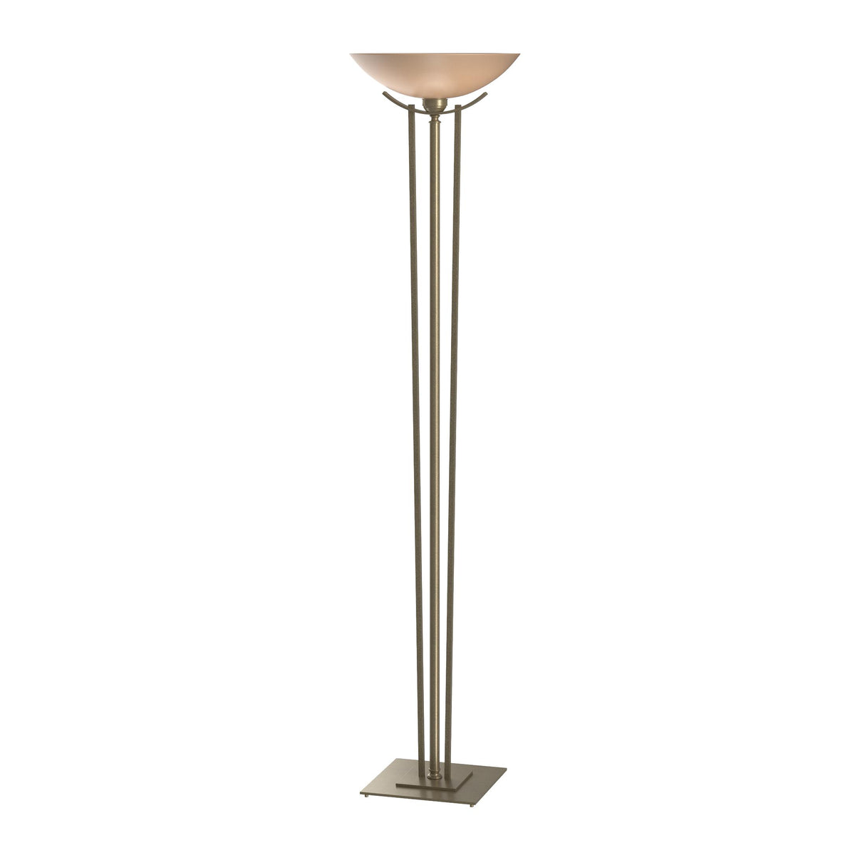 Hubbardton Forge 1999 Soft Gold Sand Glass (SS) Taper Torchiere