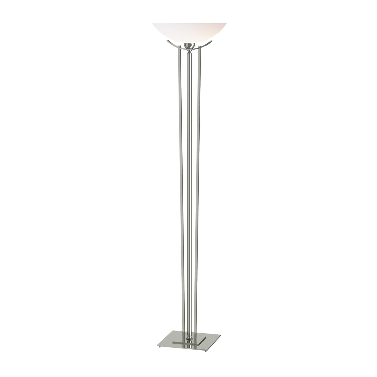 Hubbardton Forge 1999 Sterling Opal Glass (GG) Taper Torchiere