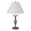 Hubbardton Forge 1992 Natural Iron Natural Anna Shade (SF) Twist Basket Table Lamp