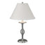 Hubbardton Forge 1992 Vintage Platinum Natural Anna Shade (SF) Twist Basket Table Lamp