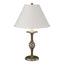 Hubbardton Forge 1992 Soft Gold Natural Anna Shade (SF) Twist Basket Table Lamp