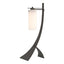 Hubbardton Forge 2005 Dark Smoke Opal Glass (GG) Stasis Table Lamp