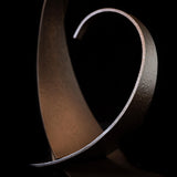 Hubbardton Forge 2006 Bronze Natural Anna Shade (SF) Fullered Impressions Table Lamp