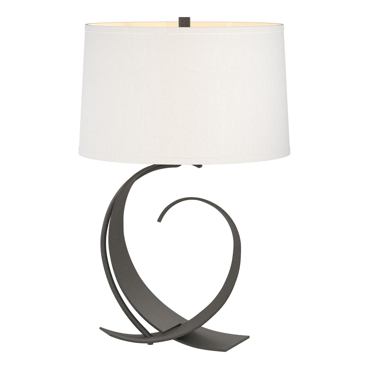 Hubbardton Forge 2006 Natural Iron Natural Anna Shade (SF) Fullered Impressions Table Lamp