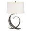 Hubbardton Forge 2006 Natural Iron Natural Anna Shade (SF) Fullered Impressions Table Lamp
