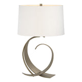 Hubbardton Forge 2006 Soft Gold Natural Anna Shade (SF) Fullered Impressions Table Lamp