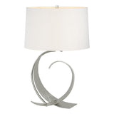 Hubbardton Forge 2006 Sterling Natural Anna Shade (SF) Fullered Impressions Table Lamp