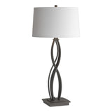 Hubbardton Forge 2006 Natural Iron Natural Anna Shade (SF) Almost Infinity Table Lamp