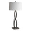 Hubbardton Forge 2006 Natural Iron Natural Anna Shade (SF) Almost Infinity Table Lamp