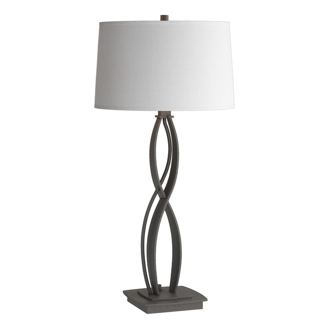 Hubbardton Forge 2006 Natural Iron Natural Anna Shade (SF) Almost Infinity Table Lamp