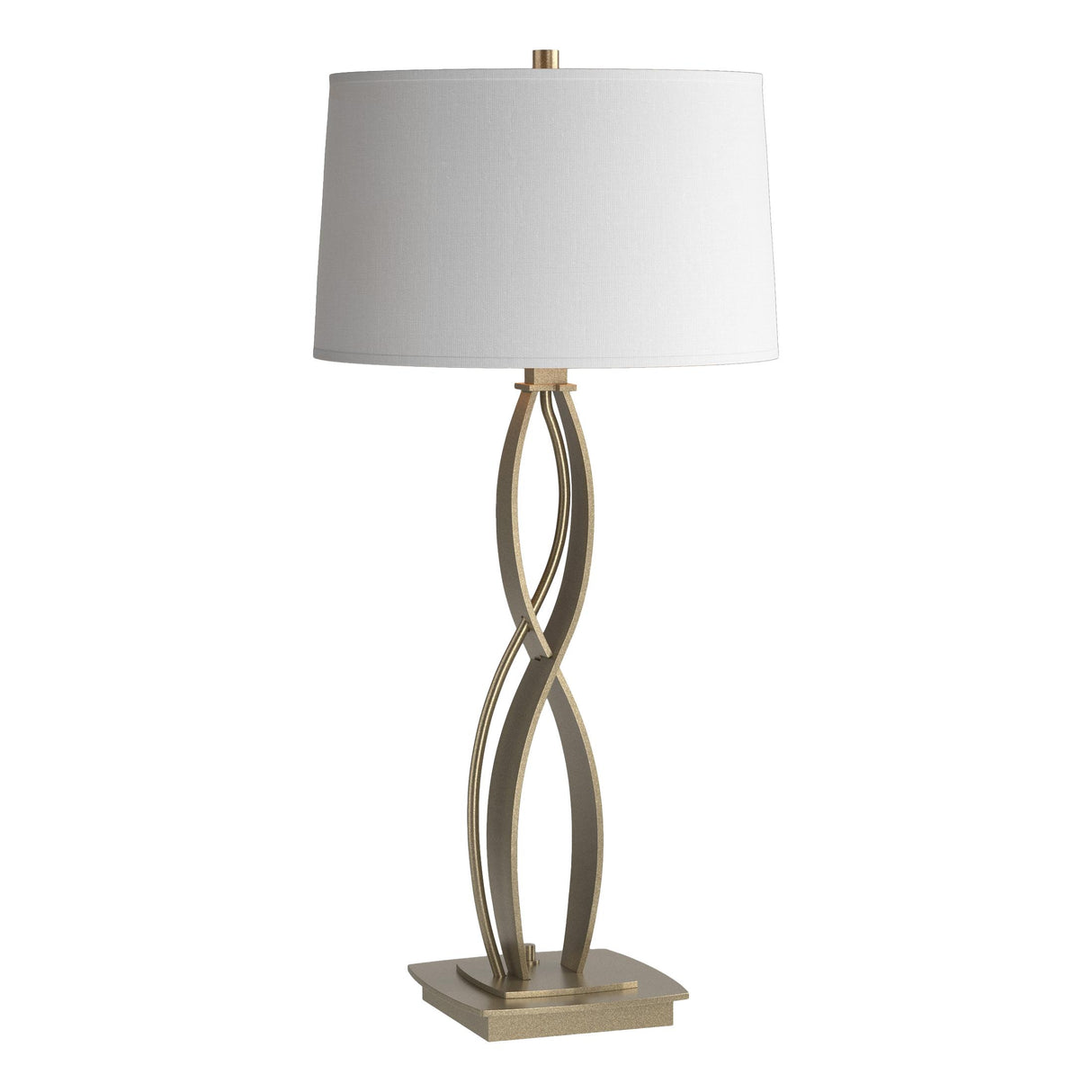 Hubbardton Forge 2006 Soft Gold Natural Anna Shade (SF) Almost Infinity Table Lamp