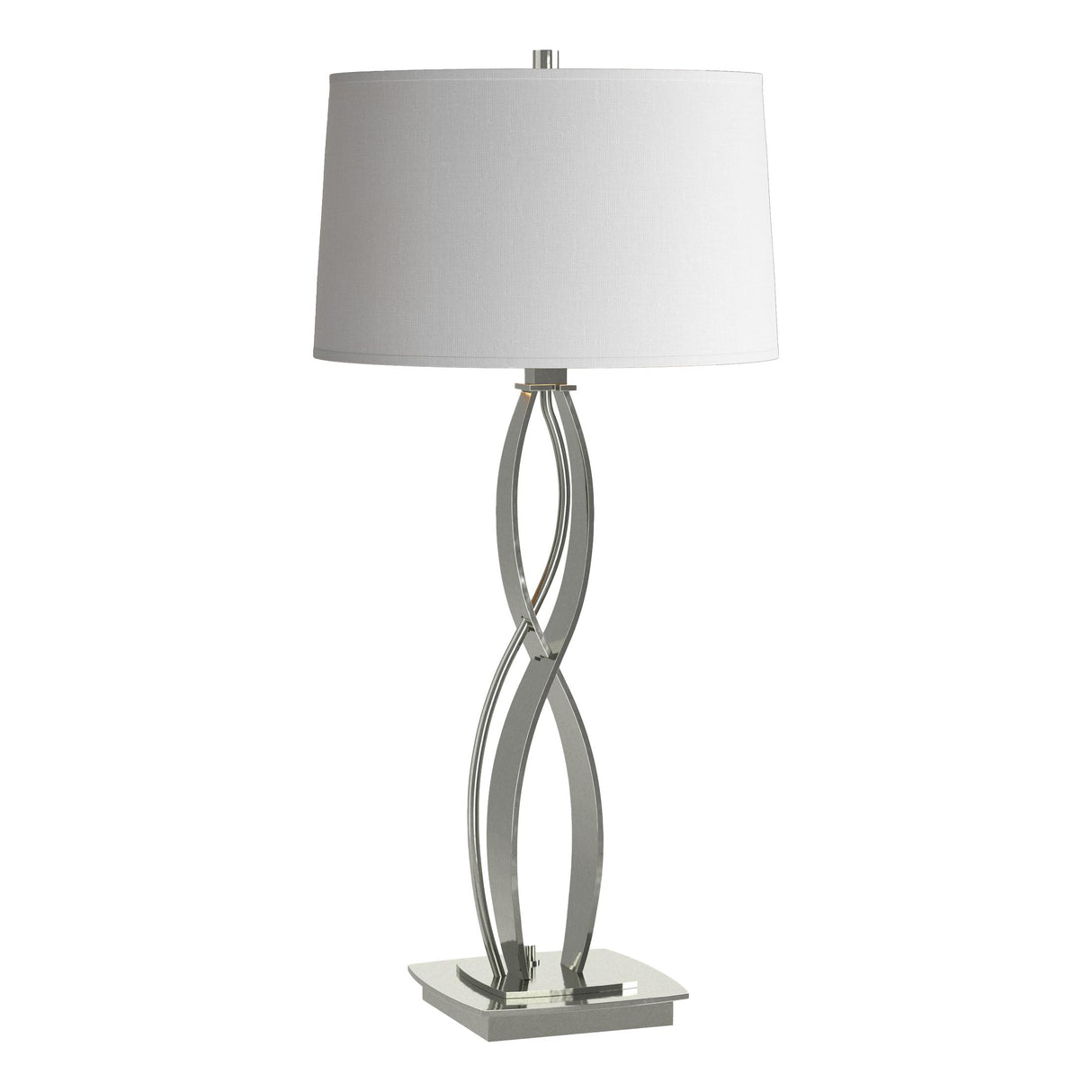 Hubbardton Forge 2006 Sterling Natural Anna Shade (SF) Almost Infinity Table Lamp