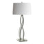 Hubbardton Forge 2006 Sterling Natural Anna Shade (SF) Almost Infinity Table Lamp