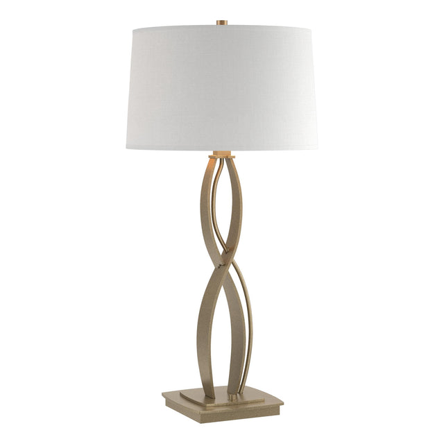 Hubbardton Forge 2006 Soft Gold Natural Anna Shade (SF) Almost Infinity Tall Table Lamp