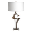 Hubbardton Forge 2010 Bronze Natural Anna Shade (SF) Antasia Table Lamp