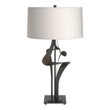 Hubbardton Forge 2010 Black Flax Shade (SE) Antasia Table Lamp