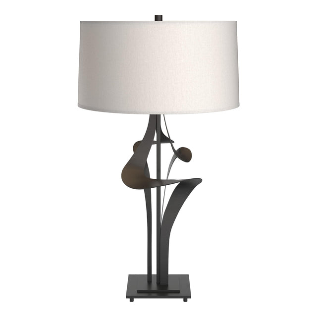 Hubbardton Forge 2010 Black Flax Shade (SE) Antasia Table Lamp