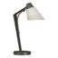 Hubbardton Forge 2014 Dark Smoke Natural Anna Shade (SF) Reach Table Lamp