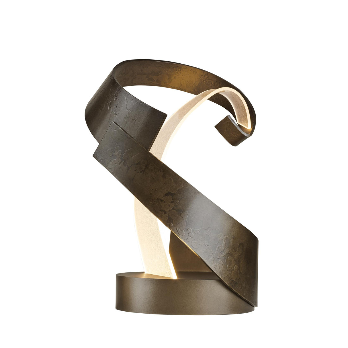Hubbardton Forge 2016 Dark Smoke Encounter LED Table Lamp