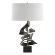 Hubbardton Forge 2011 Dark Smoke Natural Anna Shade (SF) Gallery Twofold Table Lamp