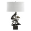 Hubbardton Forge 2011 Dark Smoke Natural Anna Shade (SF) Gallery Twofold Table Lamp