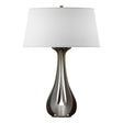 Hubbardton Forge 2013 Dark Smoke Natural Anna Shade (SF) Lino Table Lamp