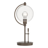 Hubbardton Forge 2015 Bronze Clear Glass (ZM) Pluto Table Lamp