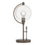 Hubbardton Forge 2015 Bronze Clear Glass (ZM) Pluto Table Lamp
