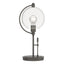 Hubbardton Forge 2015 Dark Smoke Clear Glass (ZM) Pluto Table Lamp