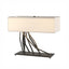 Hubbardton Forge 2012 Black Natural Anna Shade (SF) Brindille Table Lamp