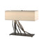 Hubbardton Forge 2012 Black Flax Shade (SE) Brindille Table Lamp