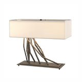 Hubbardton Forge 2012 Natural Iron Natural Anna Shade (SF) Brindille Table Lamp