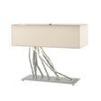 Hubbardton Forge 2012 Vintage Platinum Flax Shade (SE) Brindille Table Lamp