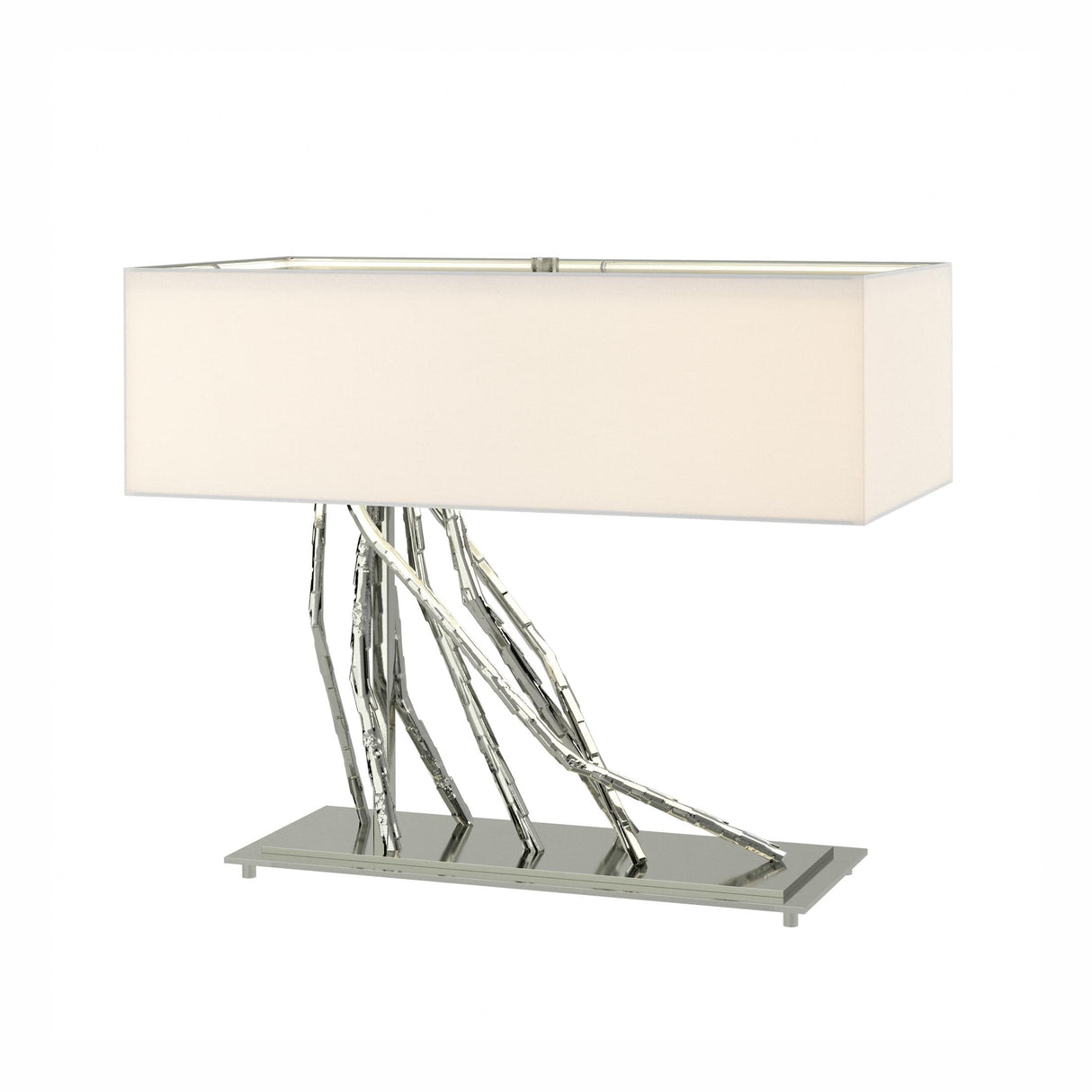 Hubbardton Forge 2012 Sterling Natural Anna Shade (SF) Brindille Table Lamp