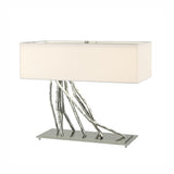 Hubbardton Forge 2012 Sterling Natural Anna Shade (SF) Brindille Table Lamp