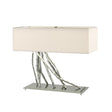 Hubbardton Forge 2012 Sterling Flax Shade (SE) Brindille Table Lamp