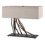 Hubbardton Forge 2012 Oil Rubbed Bronze Flax Shade (SE) Brindille Table Lamp