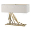 Hubbardton Forge 2012 Modern Brass Natural Anna Shade (SF) Brindille Table Lamp