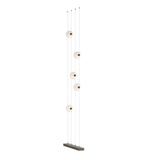 Hubbardton Forge 2020 Bronze Opal Glass (GG) Standard Abacus 5-Light Floor to Ceiling Plug-In LED Lamp
