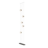 Hubbardton Forge 2020 Oil Rubbed Bronze Opal Glass (GG) Standard Abacus 5-Light Floor to Ceiling Plug-In LED Lamp