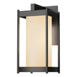 Hubbardton Forge 2023 Coastal Oil Rubbed Bronze Opal Glass (GG) Cela Medium Outdoor Sconce