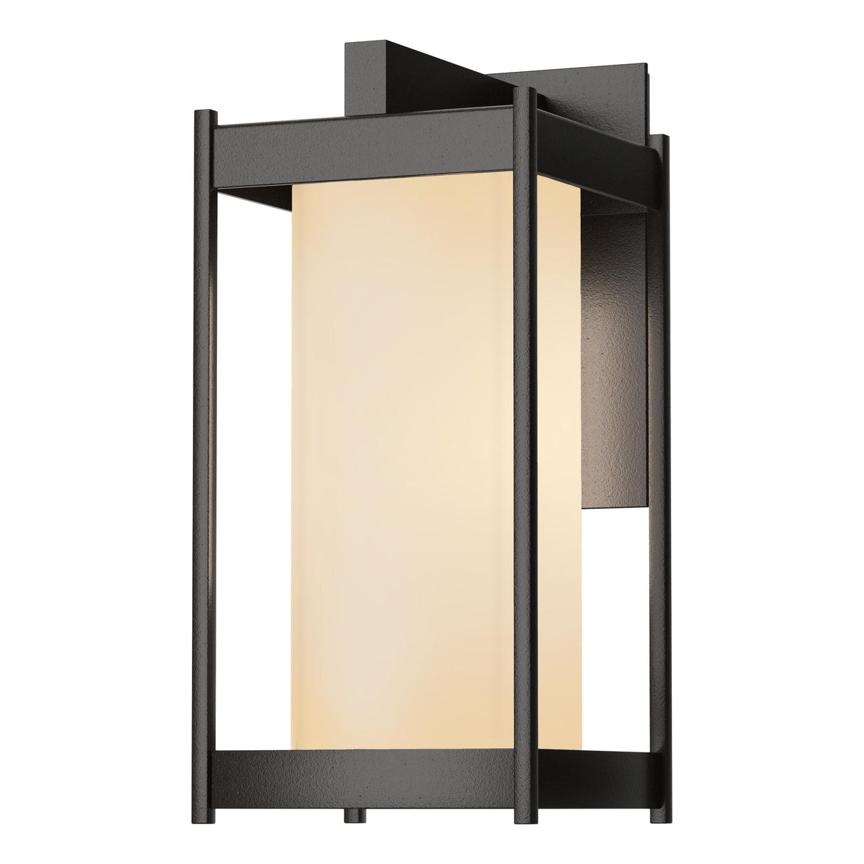 Hubbardton Forge 2023 Coastal Oil Rubbed Bronze Opal Glass (GG) Cela Medium Outdoor Sconce