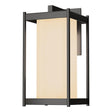 Hubbardton Forge 2023 Coastal Oil Rubbed Bronze Opal Glass (GG) Cela Large Outdoor Sconce