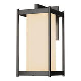 Hubbardton Forge 2023 Coastal Oil Rubbed Bronze Opal Glass (GG) Cela Large Outdoor Sconce